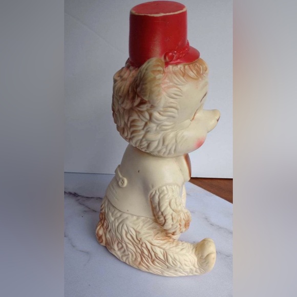 Rare Vintage 1960’s Edward Mobley Squeaky The Edward Mobley Co. Fez Hat Bow tie - Picture 2 of 6